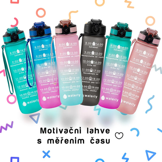 Waterly motivační láhev